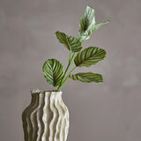 Bloomingville Zebra Kunstblume Grün 79cm naturgetreu Blattpflanze
