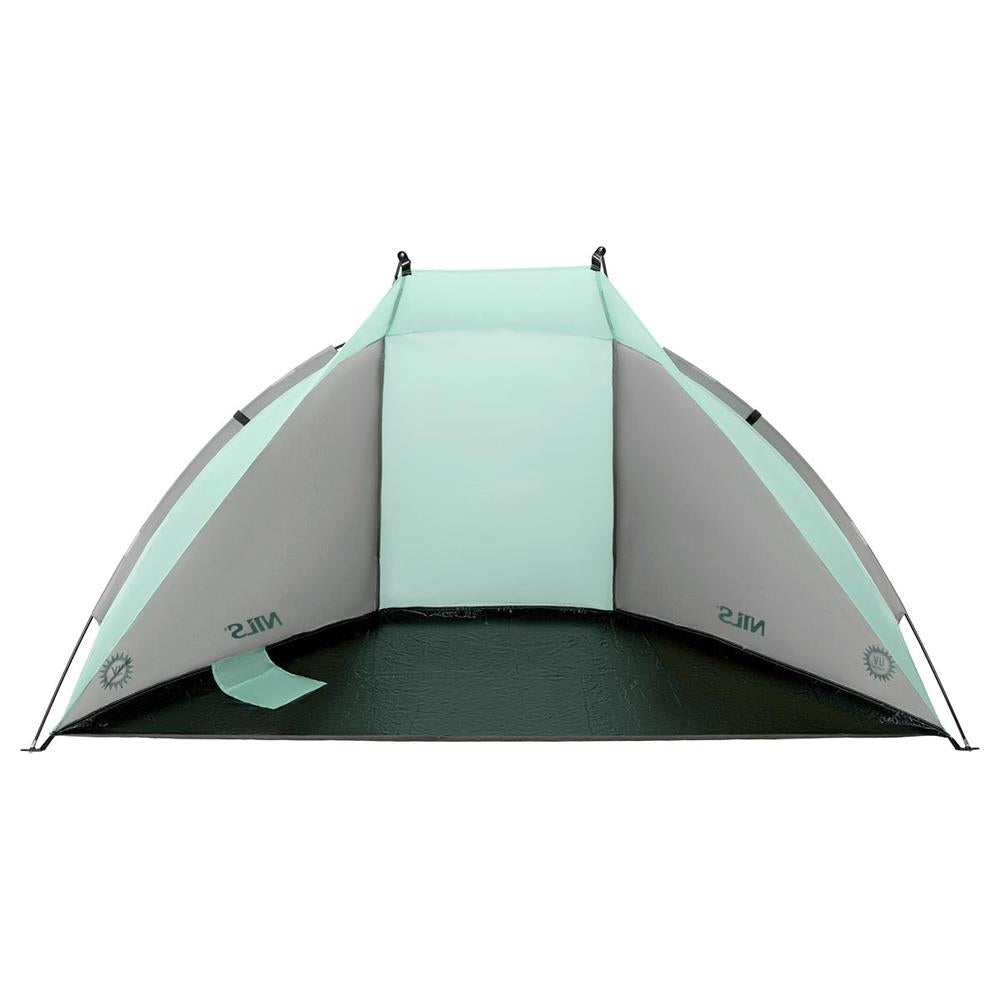 NILS Strandzelt in mint Pop-Up für Strand Camping und Outdoor UV Schutz kompakt