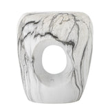 Bloomingville Bard Beistelltisch natur - Steingut Tisch skulptural modern für Wohnzimmer & Deko