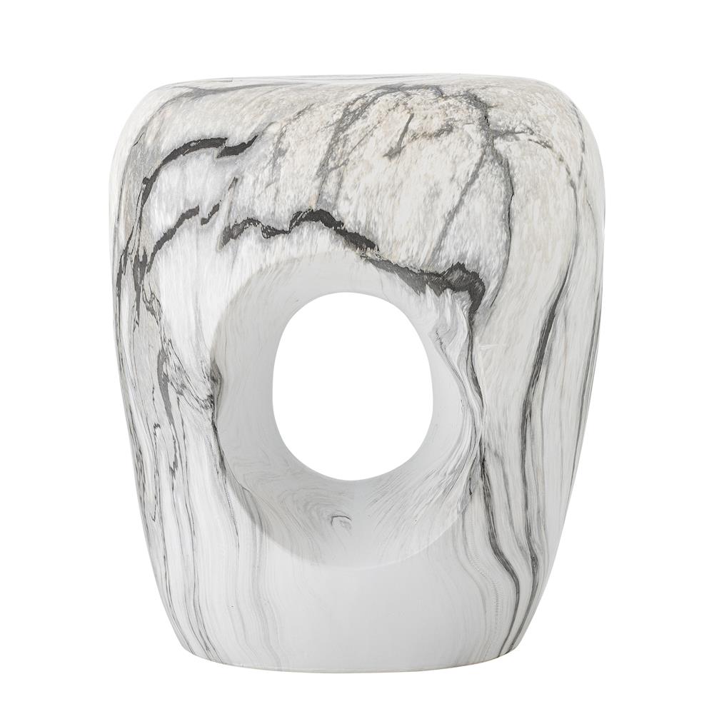 Bloomingville Bard Beistelltisch natur - Steingut Tisch skulptural modern für Wohnzimmer & Deko
