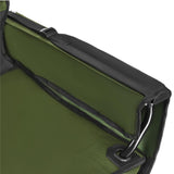 NILS CAMP Campingstuhl in Grün - stabiler Klappstuhl mit Taschen für Camping, Garten & Angeln