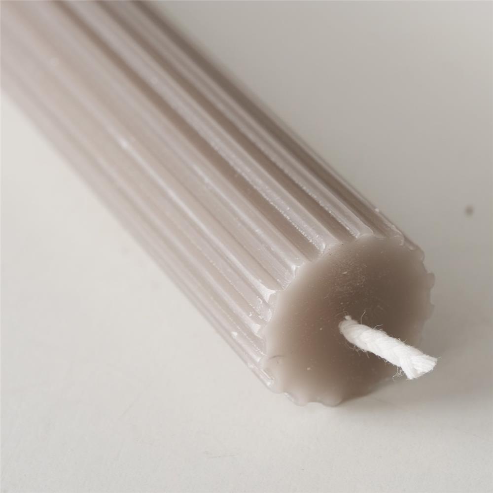 BOLTZE Stabkerze Classic 4-tlg. Set braun 26 cm Brenndauer 9h