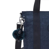 Kipling ASSENI MINI, Mini Tote Bag, Blue Bleu 2 (blau), kleine Handtasche mit Schultergurt