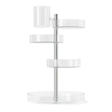 Umbra Pirouette Kosmetik-Organizer Drehbar Transparent Kunststoff 23 x 23 x 35 cm