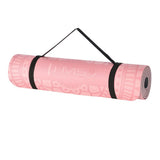 Yogamatte 183 x 61 x 0,8 cm Fitnessmatte Rosa Gymnastikmatte rutschfest | HMS YM10
