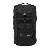 NILS CAMP Militärrucksack Ranger 45L Schwarz - Outdoor Trekking Rucksack Camping Survival