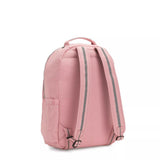 Kipling SEOUL, großer Rucksack, Bridal Rose (rosa), Laptoprucksack 15 Zoll mit viel Stauraum