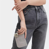 Kipling CREATIVITY S, kleine Geldbörse, Grey Gris (grau), Portemonnaie mit Reißverschluss
