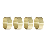 Bloomingville Laurie Serviettenring 4er Set Gold 4,5 x 1,5 cm Messing Dekorationsring für Servietten