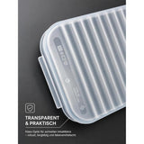 LocknLock Frischhaltedosen 6er Set 1.2L, Transparent, BPA-frei, Rechteckig, Gefriergeeignet bis –20 °C