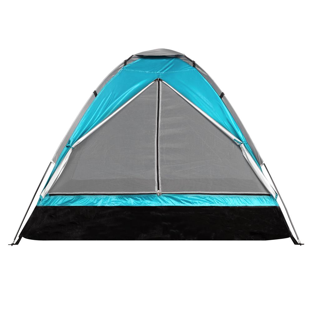 NILS CAMP Zelt für 2 Personen in Blau - kompaktes Campingzelt für Outdoor, Trekking, Festival & Reisen