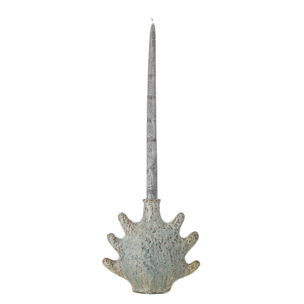 Bloomingville Bridget Kerzenhalter Grau Steingut 20,5x19,5x10 cm