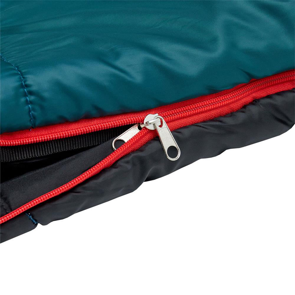 NILS CAMP Mumienschlafsack in Dunkelgrün - warmer Schlafsack für Camping und Outdoor bis -13 °C