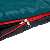NILS CAMP Mumienschlafsack in Dunkelgrün - warmer Schlafsack für Camping und Outdoor bis -13 °C