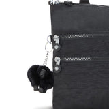 Kipling ALVAR, Mittelgroße Umhängetasche, Black Noir (schwarz), 5L, Schultertasche