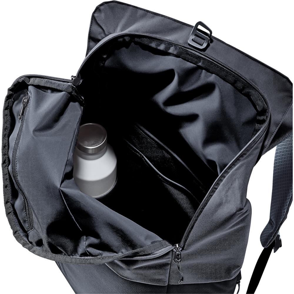 deuter UP Seoul, Rucksack, black (schwarz), 26L, mit Flaschenhalter und Laptopfach