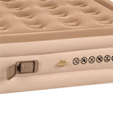 NILS CAMP Campingmatratze Doppelbett beige 200x145x35 cm mit elektrischer Pumpe Gästebett