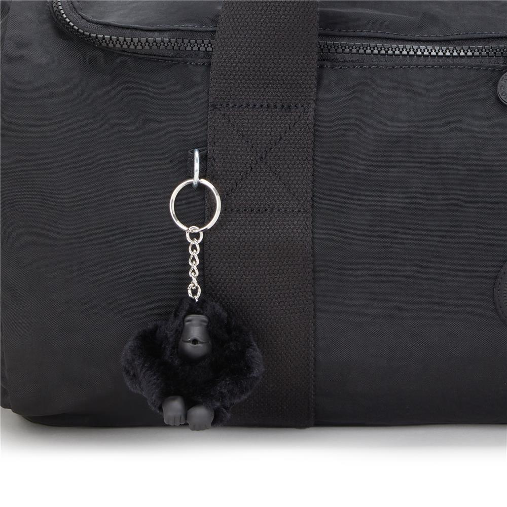 Kipling ARGUS S, Kleine Reisetasche, Black Noir (schwarz), 35L, Seesack mit Schuhfach
