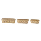 Bloomingville Wilja Brotkorb, Natur, Tannenholz, 3er Set