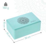 Yoga Block Mint Yogaklotz für Yoga, Pilates und Dehnübungen | HMS KJ02