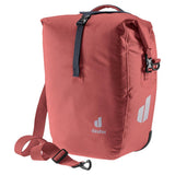 deuter Weybridge, Fahrradtasche, redwood (rot), 20L+5L, mit Bagfix-Halterung
