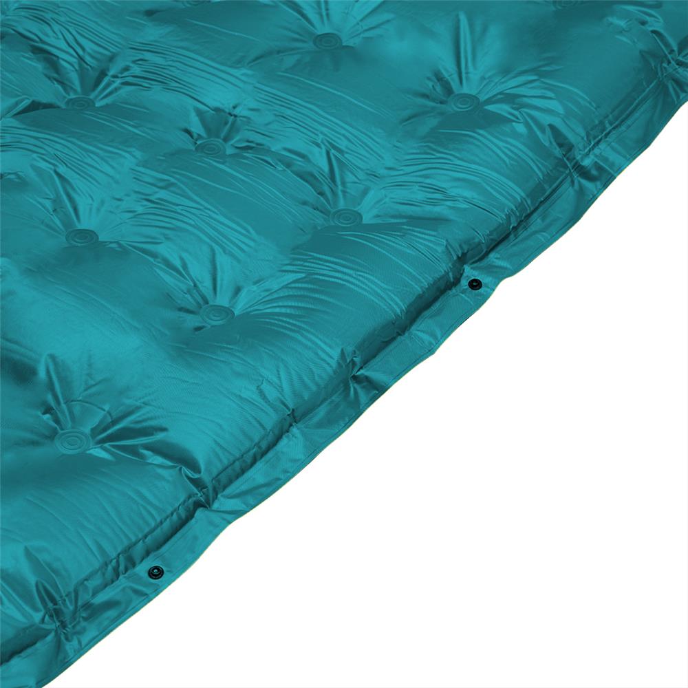 NILS CAMP selbstaufblasende Campingmatte 188 cm meerblau mit Kissen Isomatte Outdoor