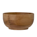 Bloomingville Zeline Schale, Braun, D9xH4 cm, aus Mahagoniholz, dänisches Design