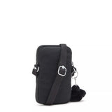 Kipling TALLY, Handytasche, Black Noir (schwarz), Crossbody Tasche für Smartphone mit Fächern
