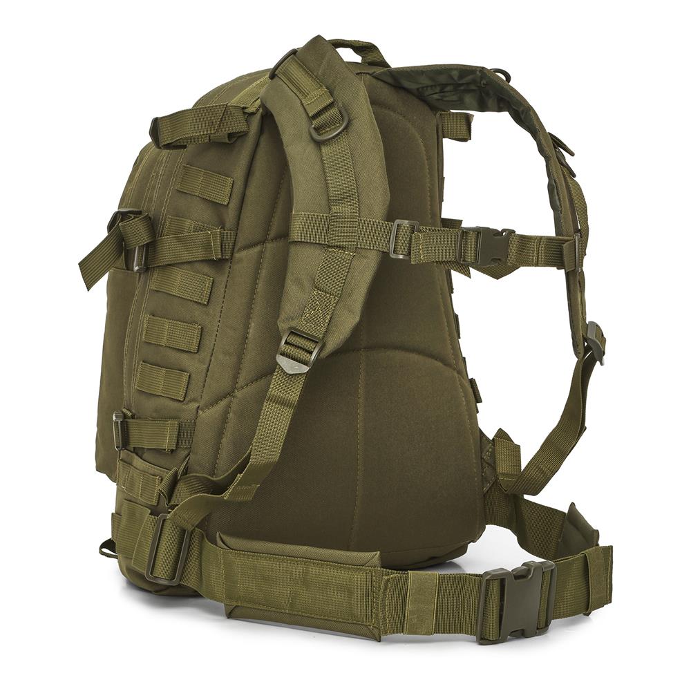 NILS CAMP taktischer Rucksack Vanguard 45L in Grün - Outdoor Rucksack für Trekking & Survival