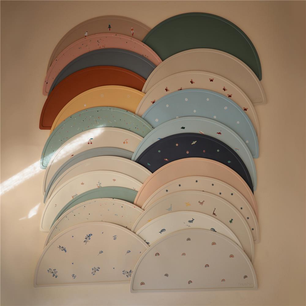 Mushie Silikon-Platzdeckchen, Butterflies, Tischset, BPA-frei