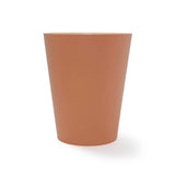 Umbra Woodrow Abfalleimer, Terrakotta Braun/Holz, 7,5 Liter, Zweifarbiger Papierkorb