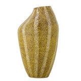 Bloomingville Abella Vase Steingut gelb 35,5 cm dekorativ