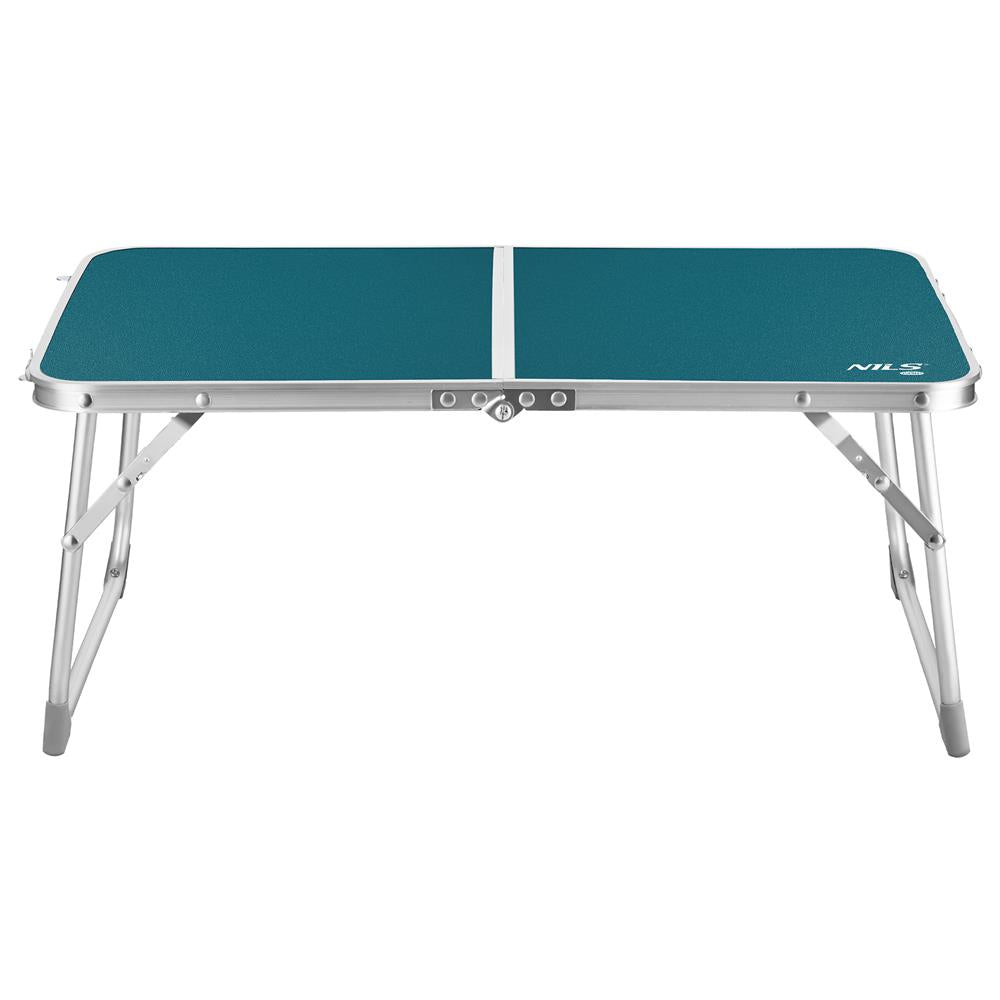NILS CAMP Campingtisch kompakt faltbar in blau für Camping Picknick Outdoor leicht