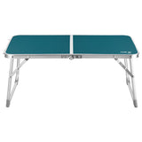 NILS CAMP Campingtisch kompakt faltbar in blau für Camping Picknick Outdoor leicht
