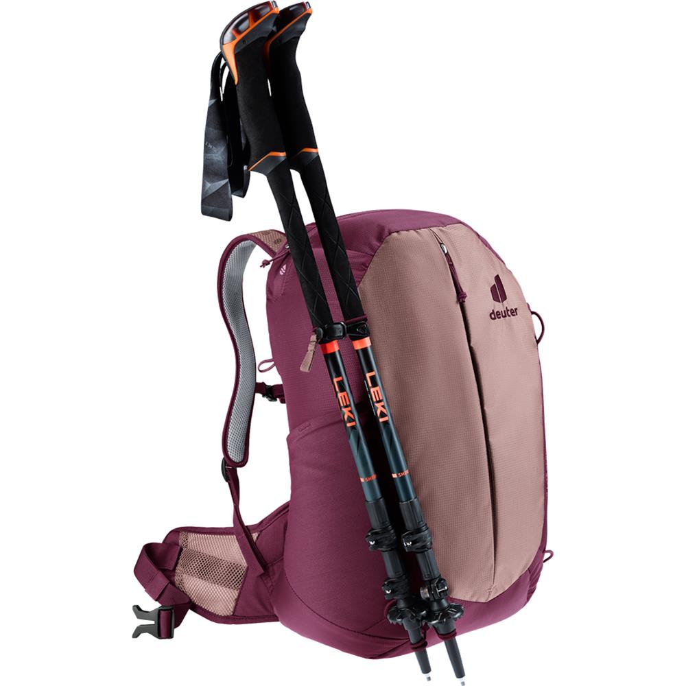 deuter AC Lite 21 SL, Wanderrucksack, ashrose-cassis (braun), 21L