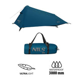 NILS CAMP SkyAir 2 ultraleichtes Zelt für 2 Personen in Blau - Outdoor Zelt für Camping & Trekking