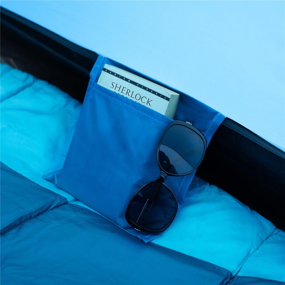 NILS CAMP Nightfall Zelt für 2 Personen in Blau - leichtes Campingzelt für Trekking, Berge & Outdoor