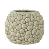 Bloomingville Susannah Blumentopf Natur Steingut D12xH10 cm – glasiertes Pflanzgefäß