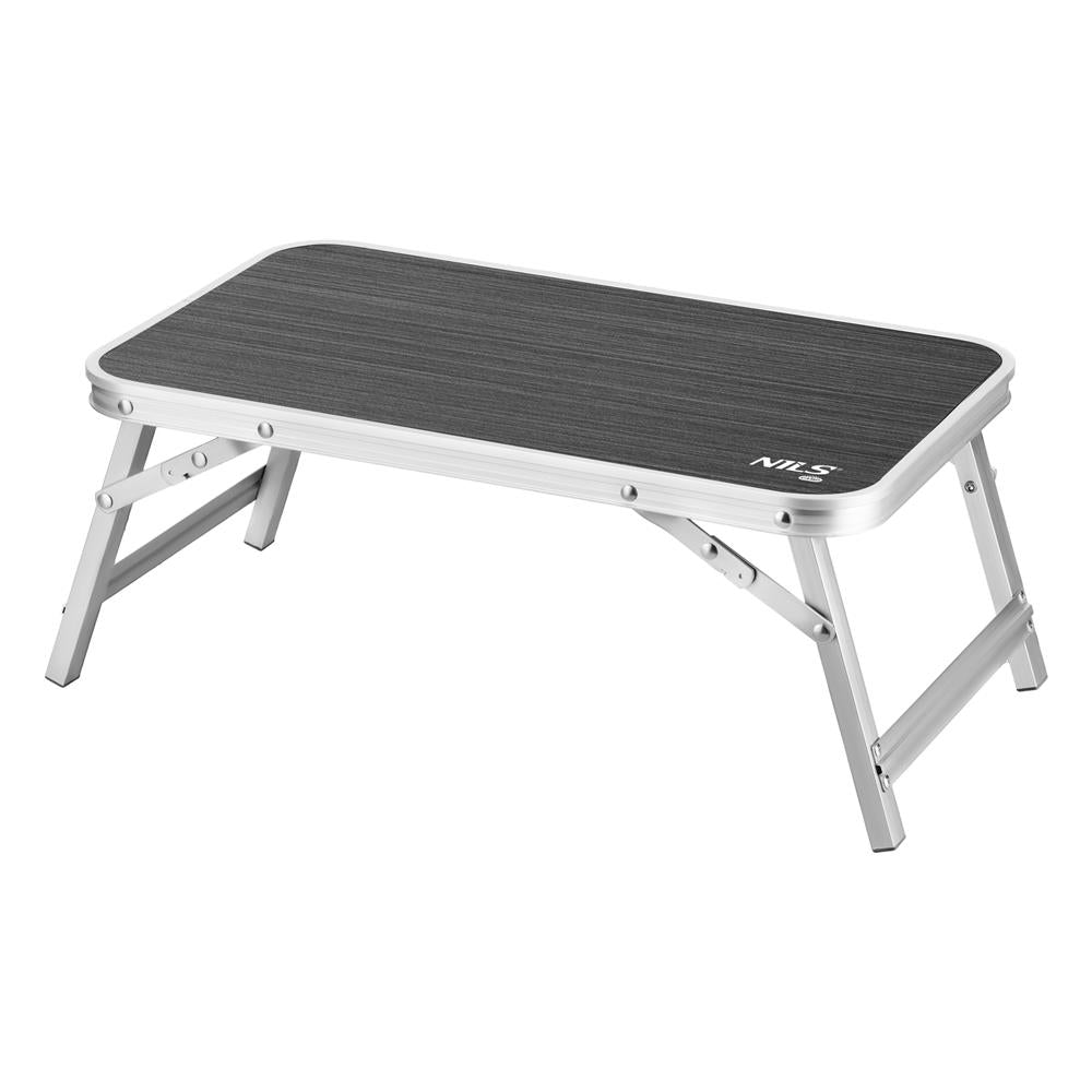 NILS CAMP Klapptisch grau kompakt für Camping Picknick Strand Outdoor leicht