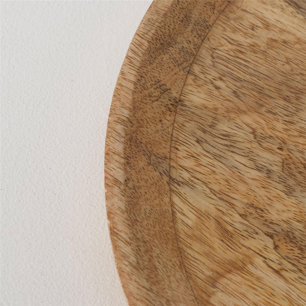BOLTZE Serviertablett Maino 2er Set Holzteller aus Mango Holz für Dekoration