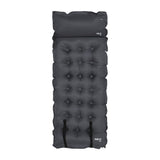 NILS CAMP selbstaufblasende Campingmatte 188 cm grau mit Kissen Isomatte Outdoor