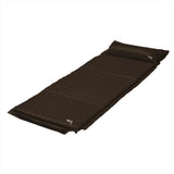NILS CAMP selbstaufblasende Campingmatte 190 cm in schwarz mit Kissen Isomatte Outdoor Festival