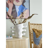 Bloomingville Pernilla Vase, Weiá, Steingut L29,5xH26xW12,5 cm