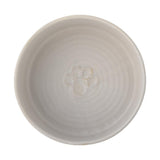 Bloomingville Buddy Pet Schale, Weiß, Steingut, 1 L, Ø 17,5 cm, Futternapf, spülmaschinengeeignet