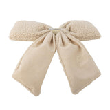 Bloomingville Ruby Dekoschleife Natur Polyester Weihnachtsdeko mit Clip