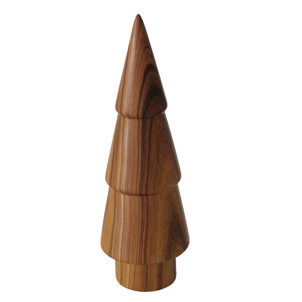 BOLTZE Dekoaufsteller Wilhelmy Keramik braun Weihnachtsbaum modern