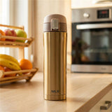 NILS Thermobecher 500 ml Edelstahl Gold Isolierbecher auslaufsicher