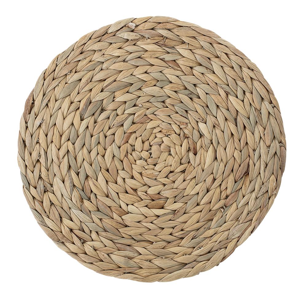 Bloomingville Ydun Platzdeckchen Natur Wasserhyazinthe 35cm Untersetzer dänisches Design