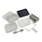 Ariete Vintage 2in1 Heißluftfritteuse und Ofen, Grün, 16L Air Fryer, 1400W, bis 230 °C, Drehspieß