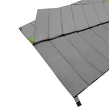 NILS CAMP Doppelschlafsack für 2 Personen Grau-Grün - warmer Schlafsack für Outdoor & Camping